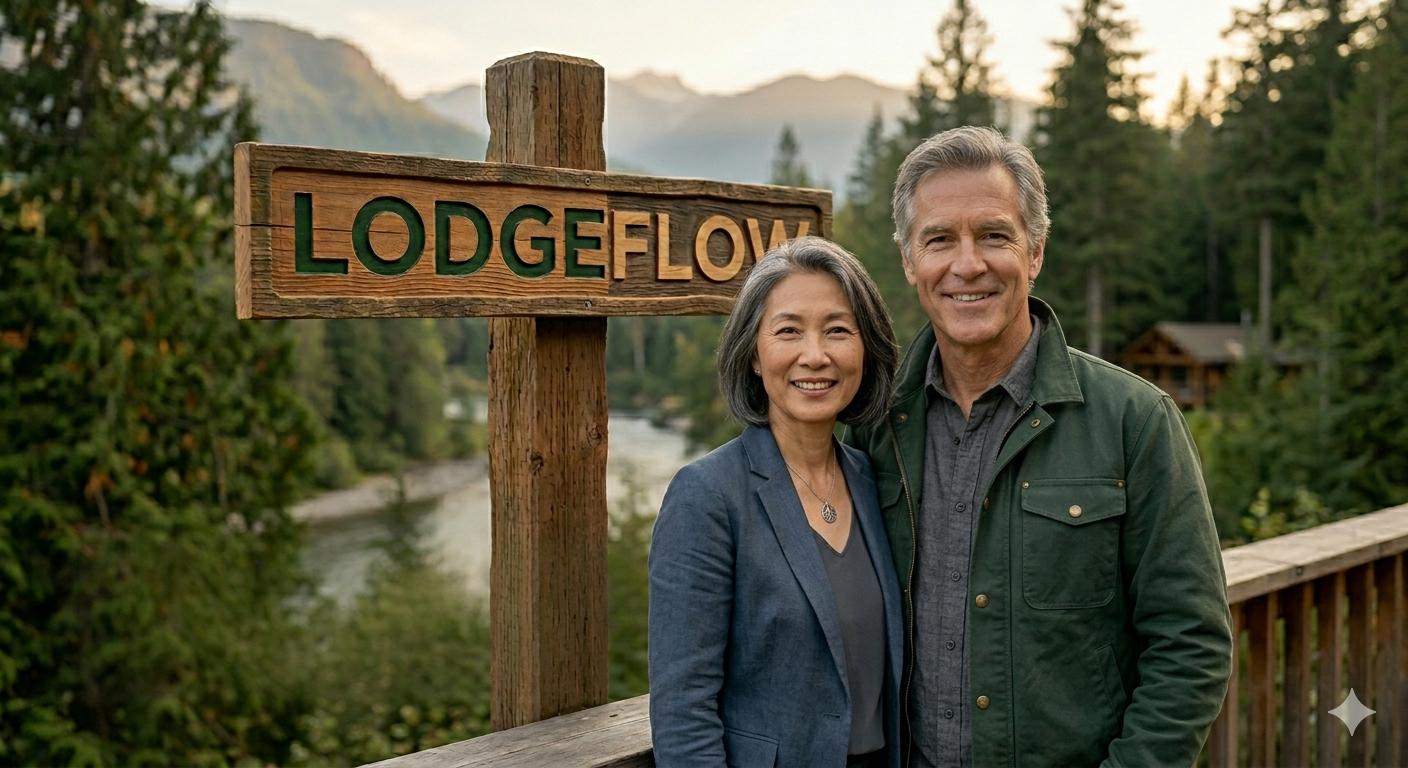 LodgeFlow Founders - Sarah Linden and Michael Rowan